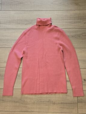 Simons Salmon Turtleneck Sweater